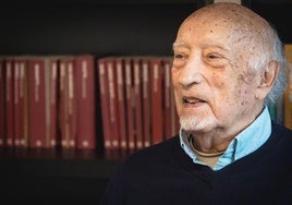 Manuel Vicent, durante la presentación de su libro.