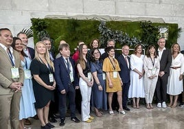 Etxebarria y otros mandatarios españoles y europeos en la 'cumbre del clima' que acoge Valencia.