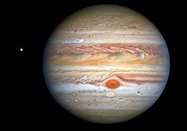 Imagen de Júpiter captada por el telescopio Hubble en 2020.