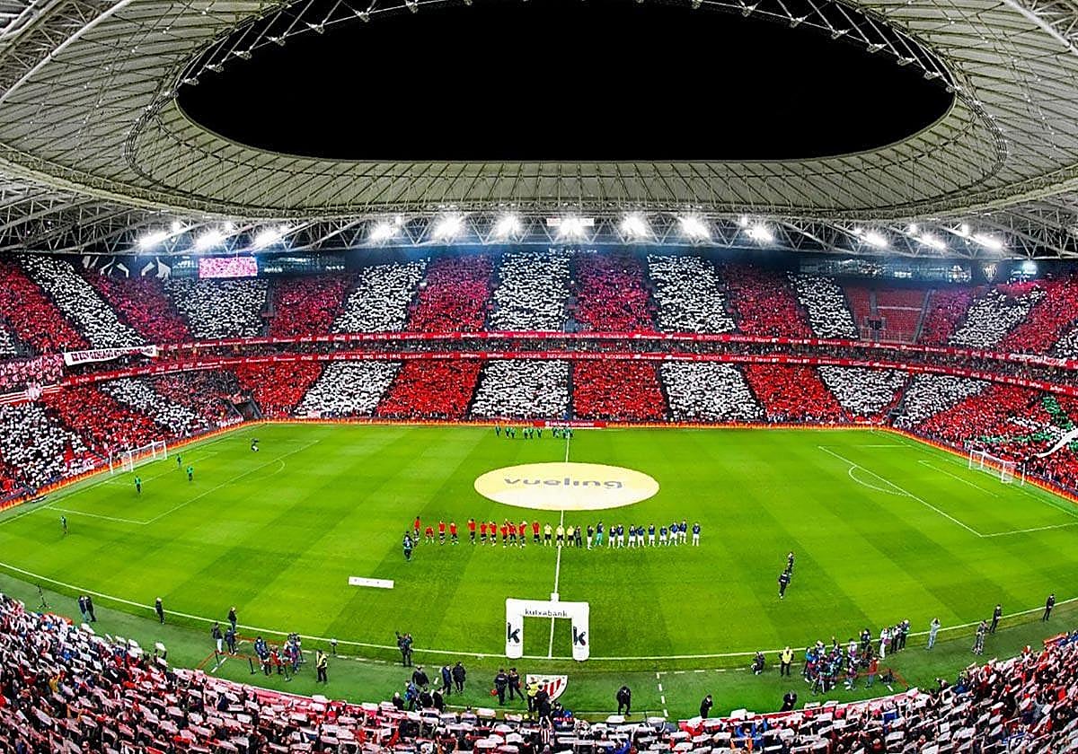 La Federación presentará a San Mamés como una de sus once sedes para el Mundial 2030 y deja Anoeta en el aire