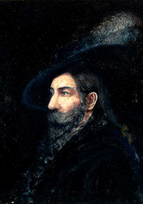 Imagen - Retrato de Juan Bautista de Anza hecho por Fray Orcí en 1774.