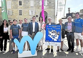 El torneo fue presentado en la balconada de San Miguel.