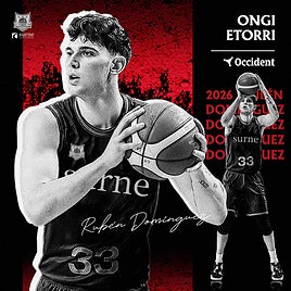 Imagen utilizada por el Bilbaoi Basket para anunciar el fichaje de Rubén Rodríguez,