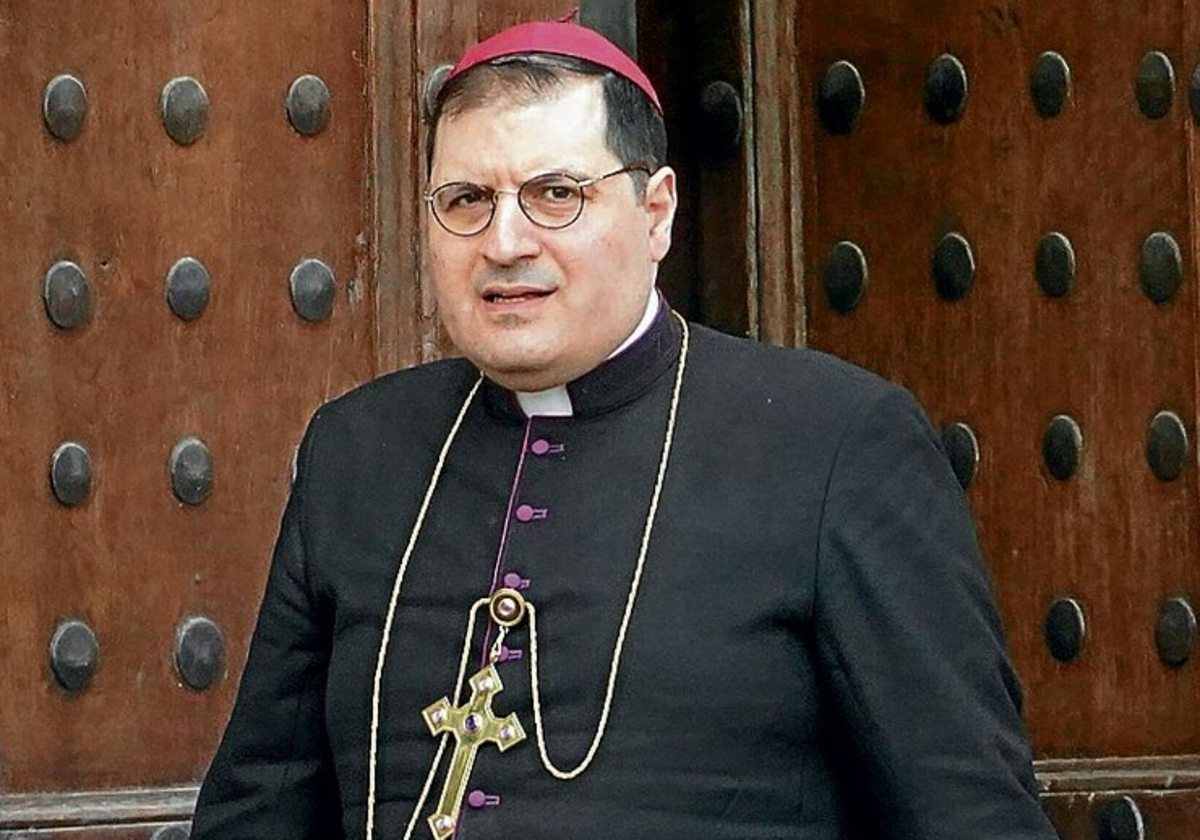 Pablo Rojas en el convento de Belorado.