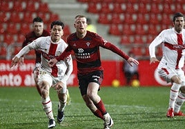 David Vicente ha participado poco en el equipo rojillo.