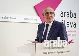 El diputado general de Álava, Ramiro González.