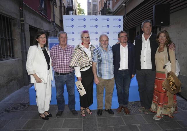 Inmaculada Barbero, Gaspar García, Isabel Rodríguez, José Arberas, José Baloira, Esteban Lozano y Marian Murillo.