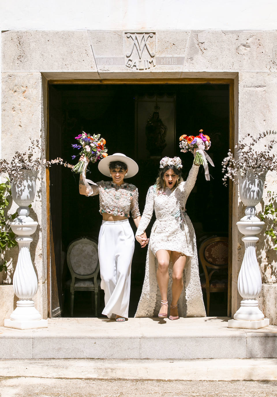 La boda mexicana de Carla y Ana, que encontraron sus looks soñados en Bilbao