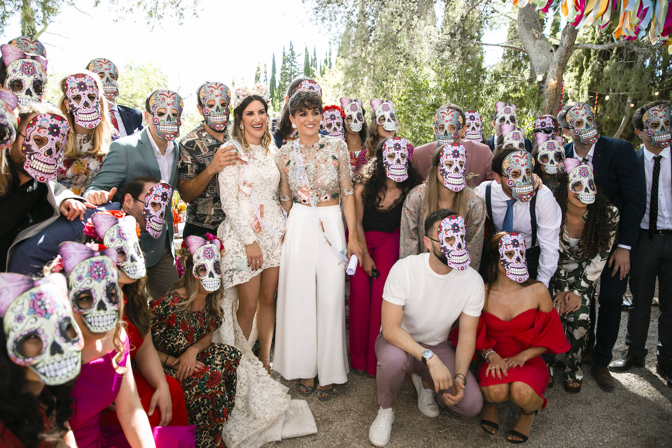 La boda mexicana de Carla y Ana, que encontraron sus looks soñados en Bilbao