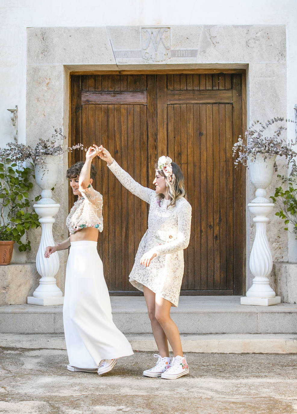 La boda mexicana de Carla y Ana, que encontraron sus looks soñados en Bilbao