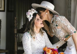 La boda mexicana de Carla y Ana, que encontraron sus looks soñados en Bilbao.