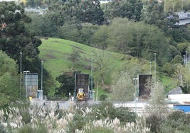 Vista de la planta de compostaje y biosecado de Getxo.