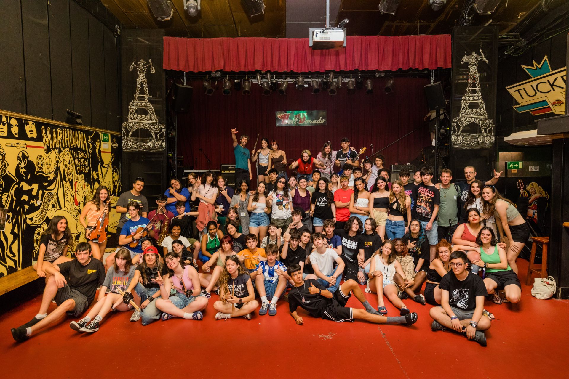 Los 60 alumnos de diferentes puntos de España disfrutan de un intenso campamento de 12 días en la que un concierto le pondrá el broche final.