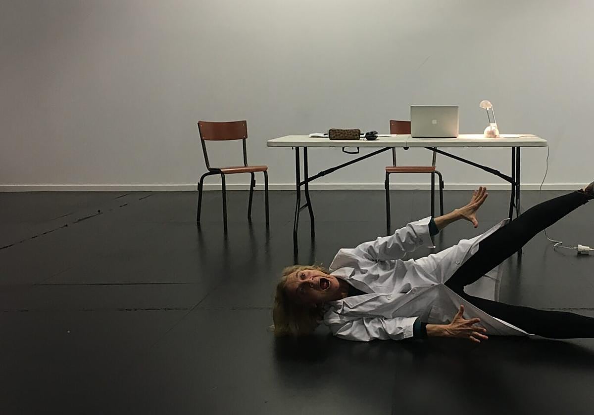 Una escena de la obra Confines que se presentará en Muxikebarri.