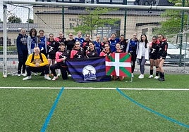 Imagen de las deportistas que se desplazaron hasta Suecia.