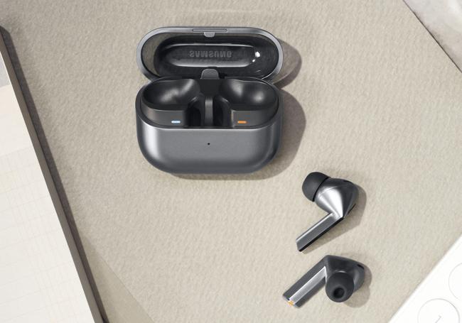 Imagen de los nuevos auriculares de Samsung.