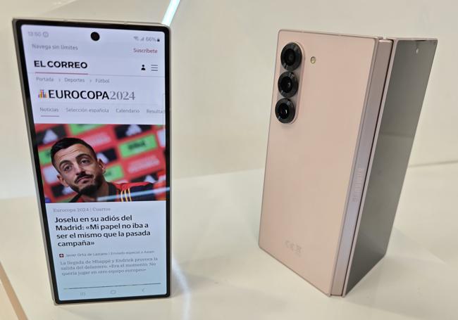 La pantalla externa del Fold 6 tiene una gran calidad.