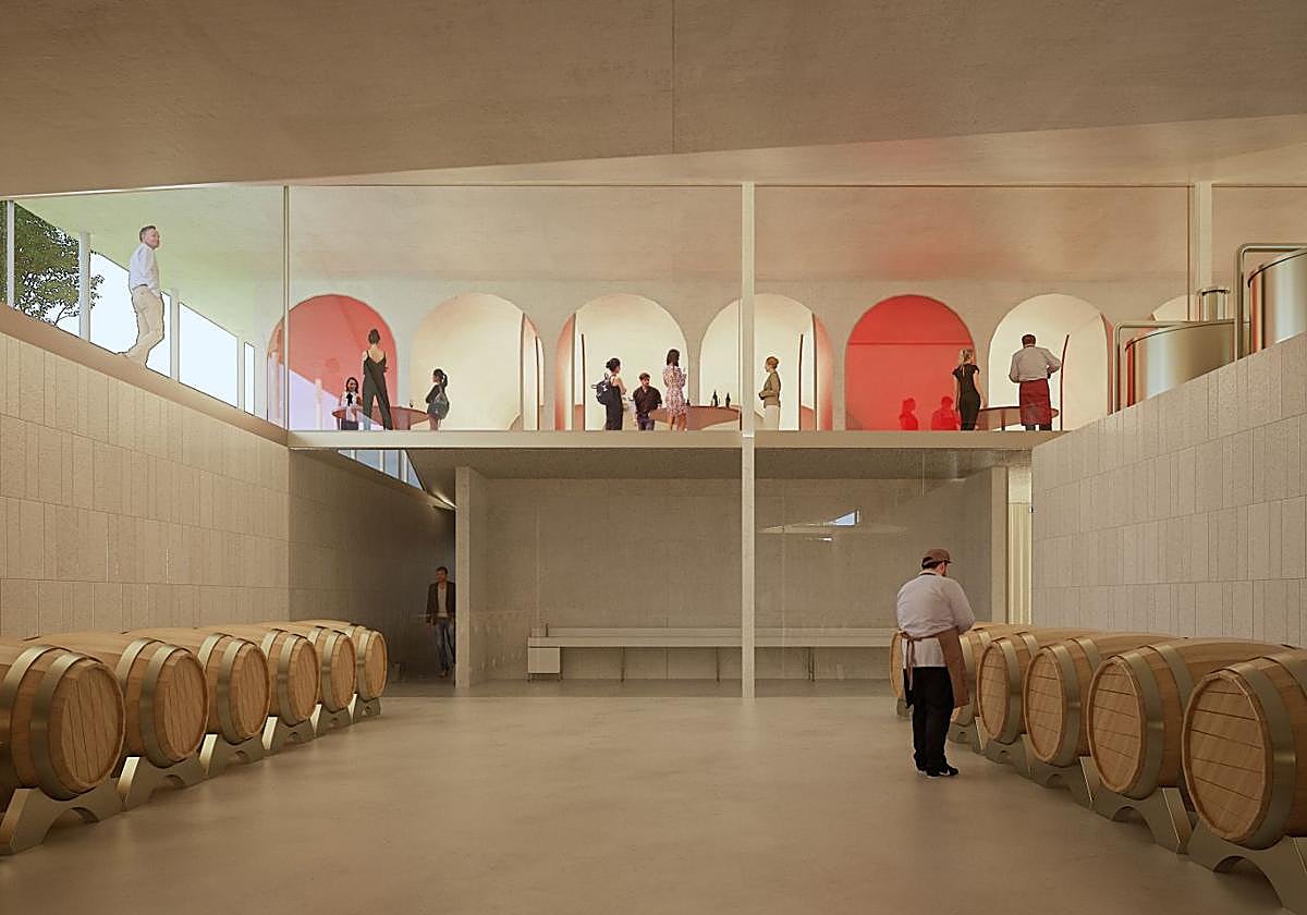 Dos plantas. El centro de Laguardia se estructura en dos pisos bajo una cubierta.