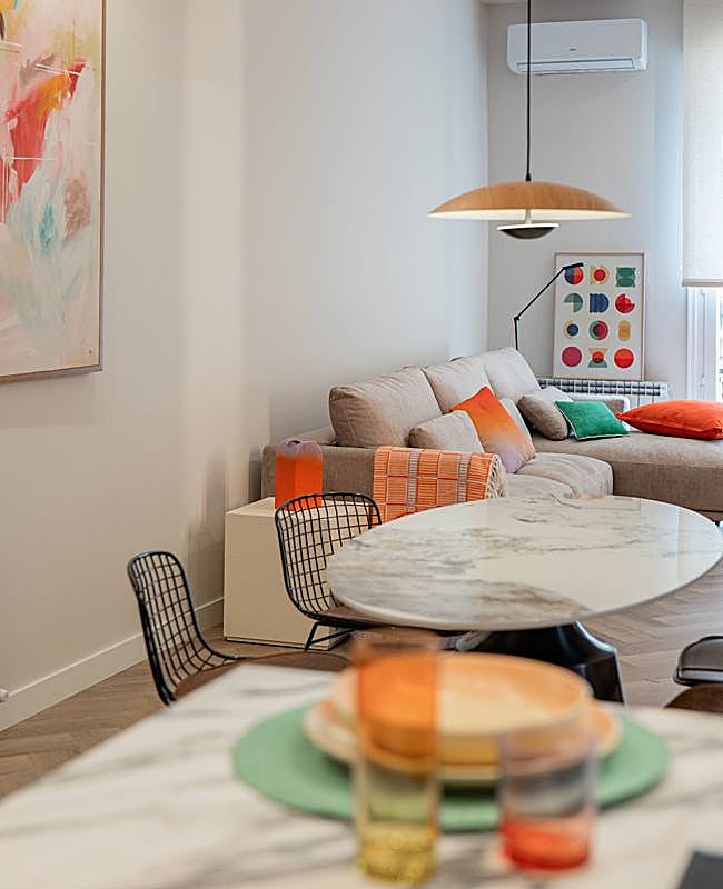 Una vivienda decorada por Elisa.