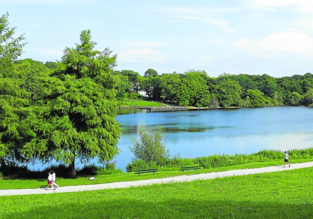 El lago Marion, rodeado de vegetación exótica, nutre con el excedente de sus aguas al Mouriscot.