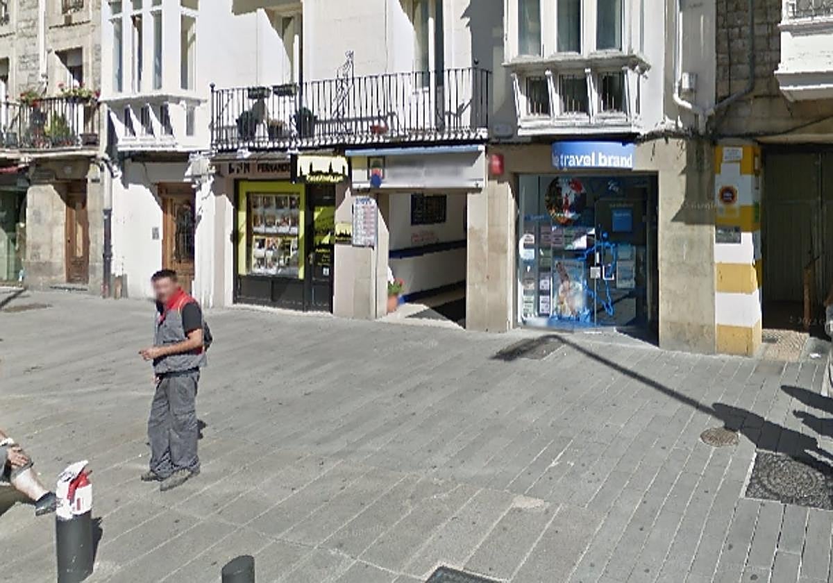 Administración de lotería donde se selló el boleto ganador.