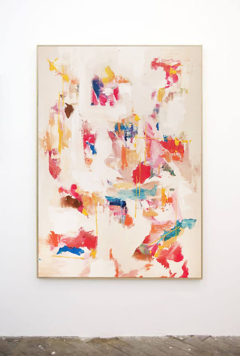 Elisa, la interiorista que llena las casas en Bizkaia de sus propias obras de arte