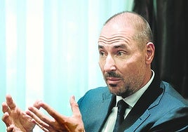 Andras Tombor, durante su visita a Madrid.