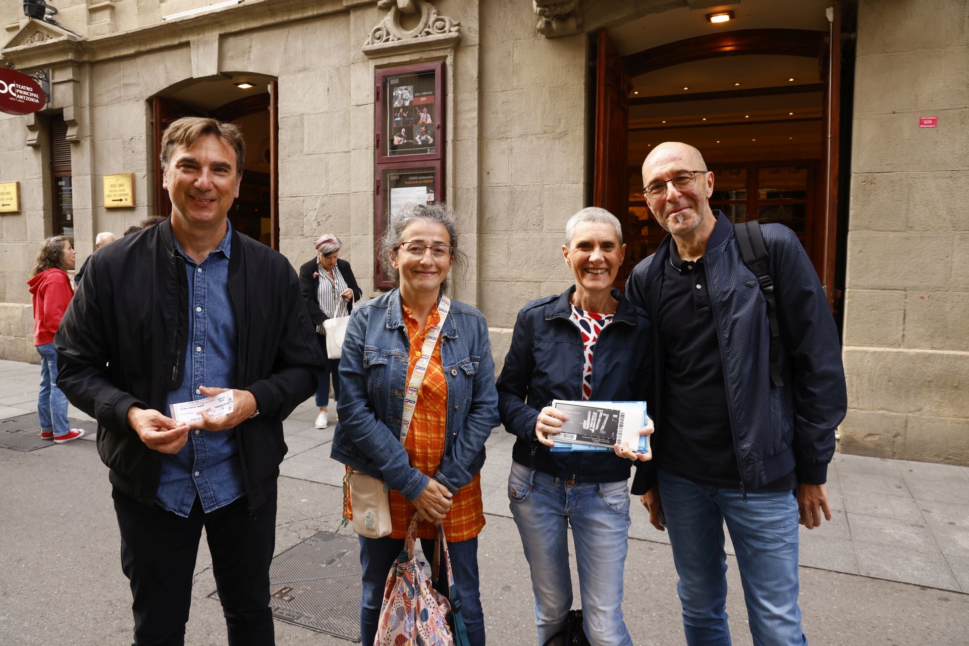 Iñaki Acedo, Puri Santamaría, Isabel Carrillo Flores y Miguel Ángel Sánchez Huete.