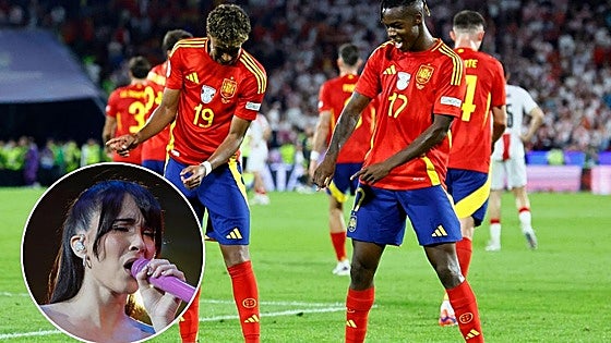 El guiño de Aitana a Nico Williams y Lamine Yamal