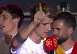 Morata y Rodri se vienen arriba en la celebración: «Gibraltar es español, español...»