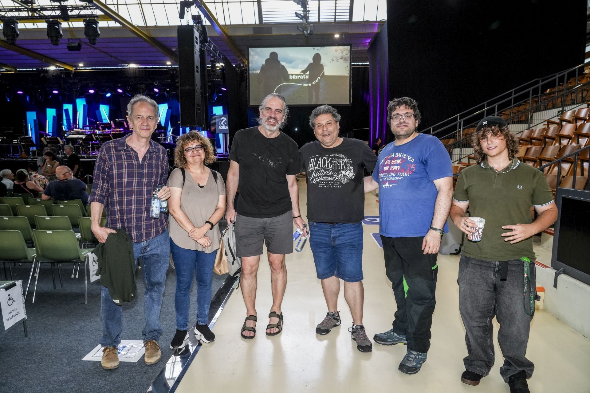 Luis Alfonso Moreno, María Jesús Calvo, Daniel Pérez, Juan Mario y Francisco Amado y Diego Gómez.