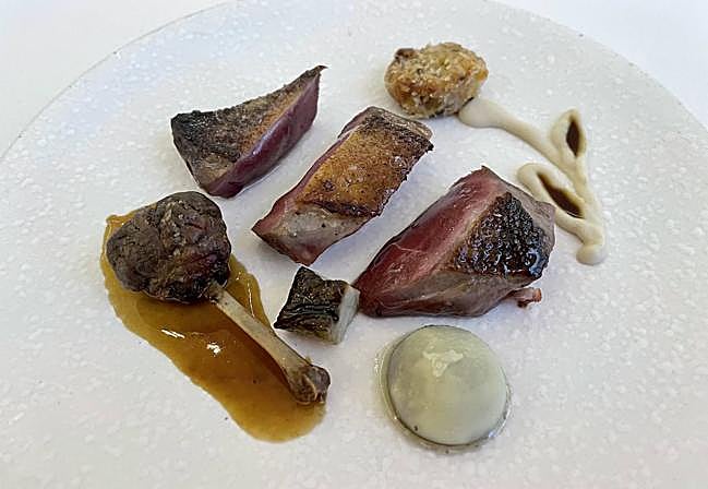 Pichón a la moda Zortziko.