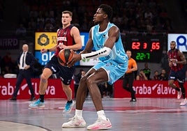 Nidaye jugó su último partido oficial en diciembre en el Buesa Arena.