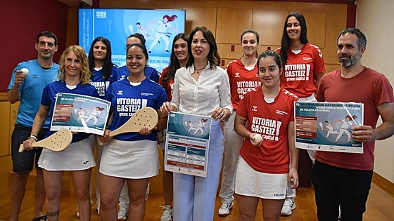 El Masters femenino de pelota sigue al alza en la Plaza de los Fueros