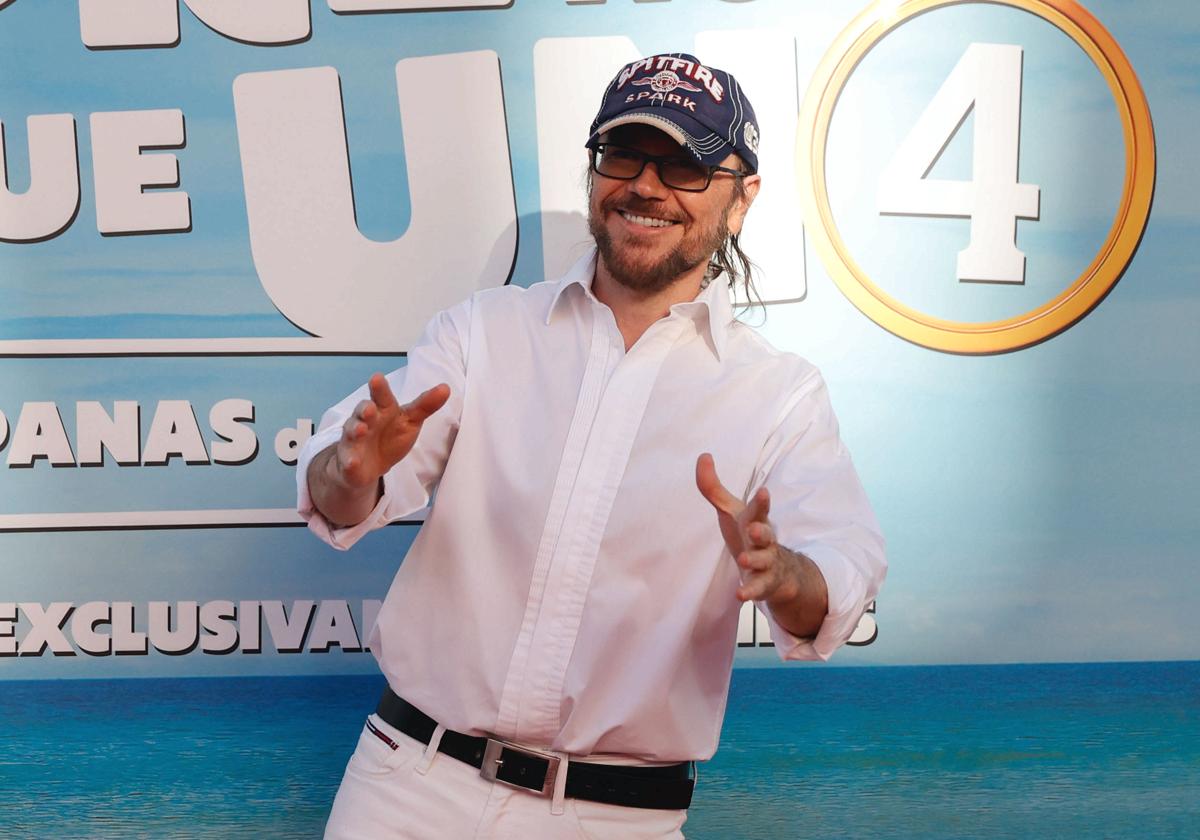 Santiago Segura en el estreno en Madrid de su película el pasado martes.