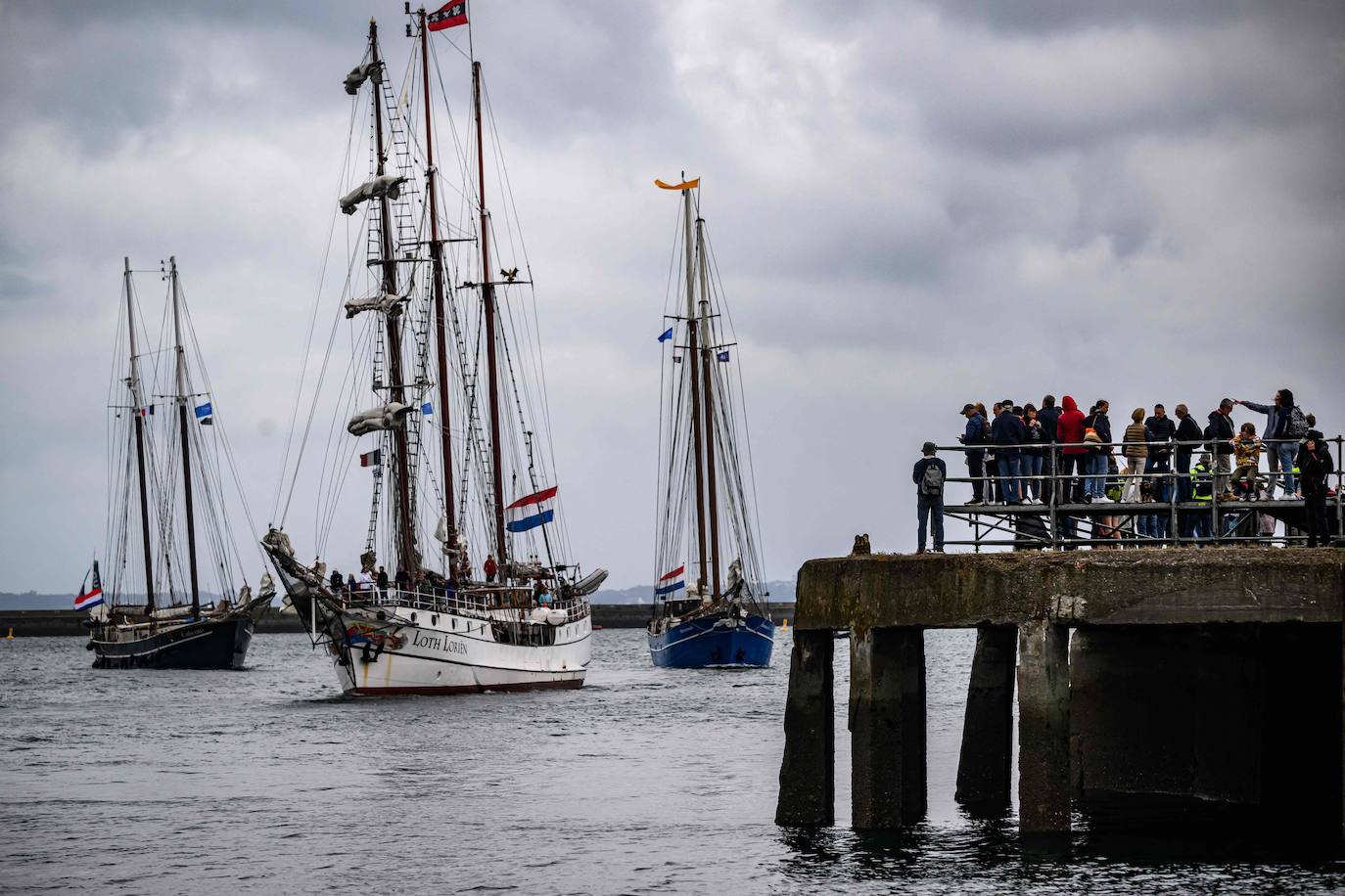 El Festival Marítimo de Brest vuelve a impresionar con sus barcos de época