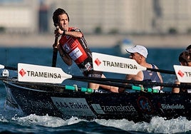 En directo, la bandera de Barbanza Arousa
