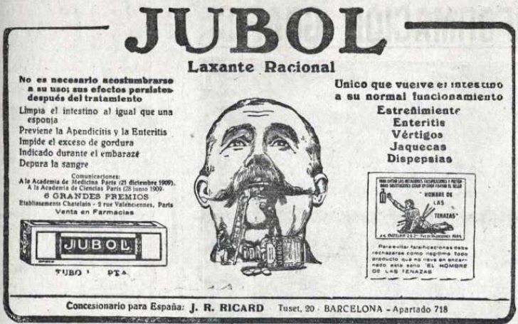 Imagen - Jubol, el «laxante racional».