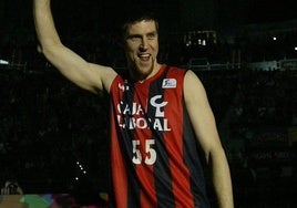 Andrés Nocioni, durante su segunda etapa en el Baskonia tras su vuelta de la NBA.