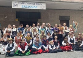 Imagen de una de las festividades organizadas en el centro gallego de Barakaldo.