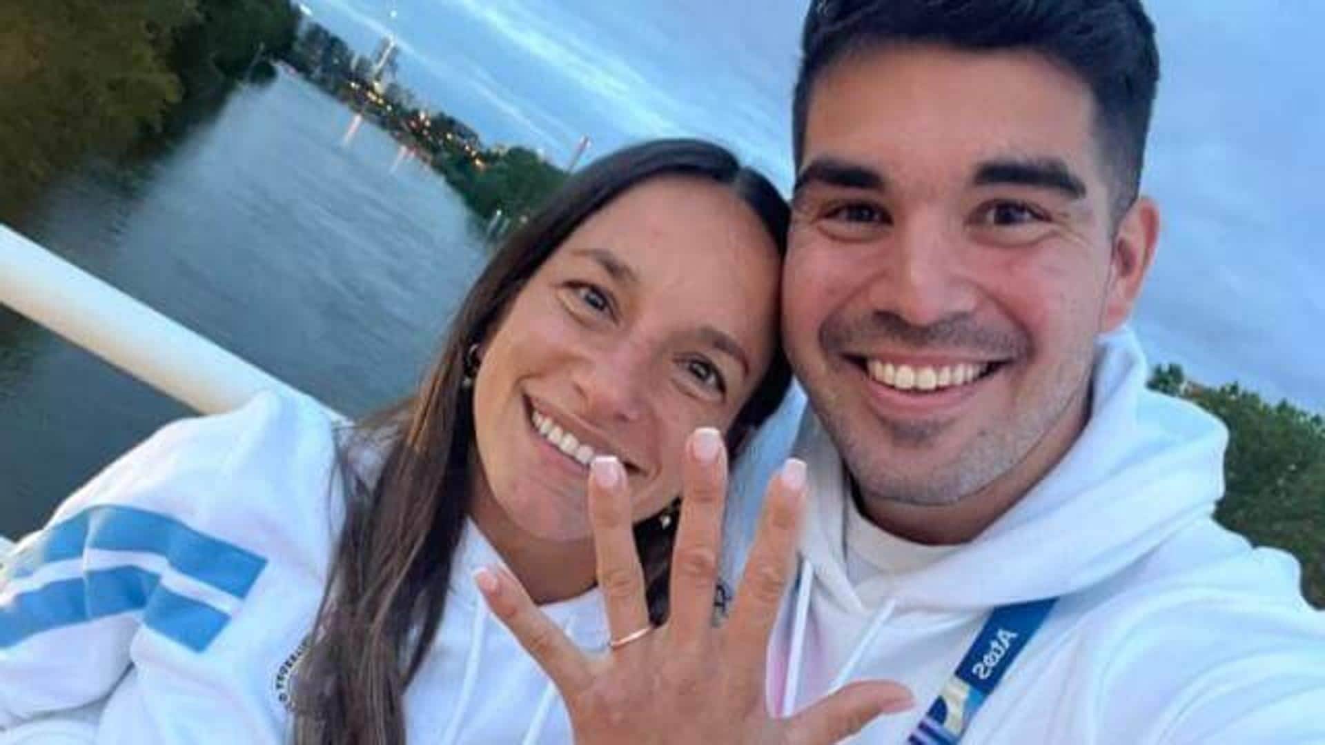 París, los Juegos Olímpicos del amor: la pedida de mano en el Sena entre  dos deportistas argentinos | El Correo