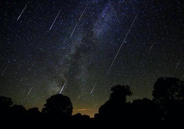 Fenómeno de las Perseidas en 2016.