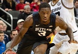 El baskonista Kamar Baldwin, en su época universitaria en Butler.