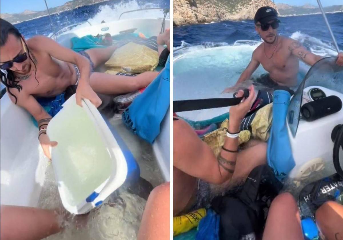 Un grupo de amigos hunde un barco de alquiler en Mallorca: «Ha sido sin querer»