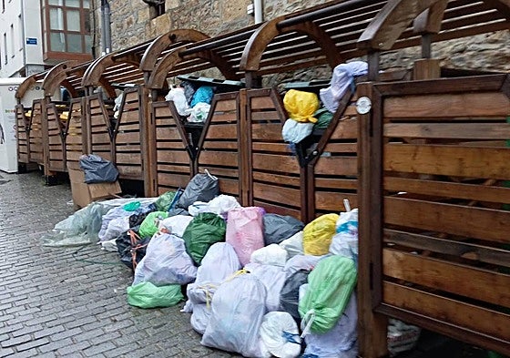 Legutiano ha sido uno de los municipios más afectados en Gorbeialdea por los problemas con la recogida de basuras.