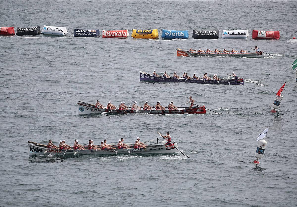 La bandera de Pasaia, en directo