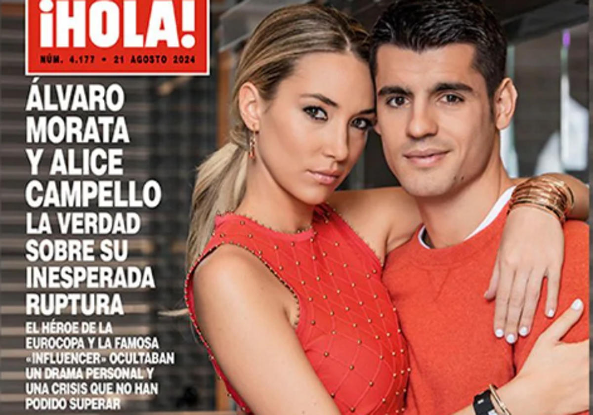 El drama personal que ocultaban Álvaro Morata y Alice Campello por sus depresiones y que ha llevado al fin de su matrimonio