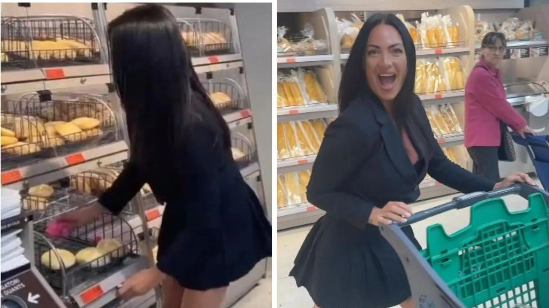 An English ‘influencer’ hides her underwear in a bread bin at a Mercadona: “How disgusting”