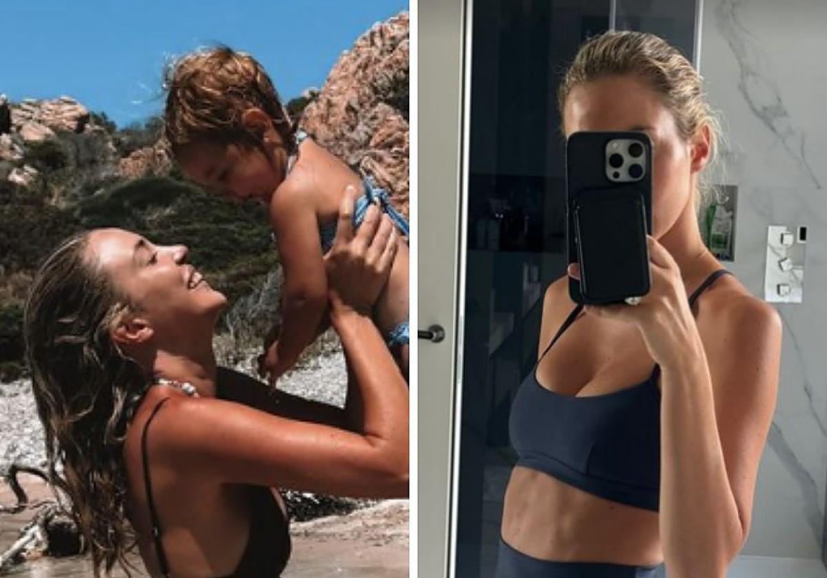 Alice Campello se refugia en sus hijos y en el yoga tras su ruptura con Morata
