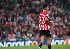 Olabarrieta debutó la pasada temporada ante el Sevilla.